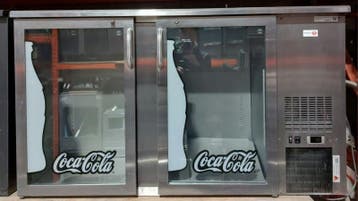 Occasion Gamko 2-glasdeurs flessenkoeling, Zakelijke goederen, Horeca | Keukenapparatuur, Ophalen, Gebruikt