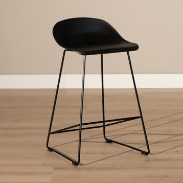 50% Korting: Scandinavische Barkruk Ellen zwart 66cm, Ophalen, Zo goed als nieuw