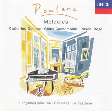 cd - Poulenc - Catherine Dubosc Â· Gilles Cachemaille Â·, Verzenden, Zo goed als nieuw