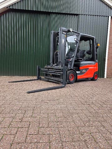 Linde E30L-01 Elektrische Heftruck BJ2017 Triplex, Spreider!, Linde, Heftruck, Ophalen of Verzenden, Elektrisch