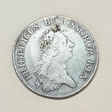 Duitsland, Pruisen Friedrich II., der Große. 1 Reichsthaler, Postzegels en Munten