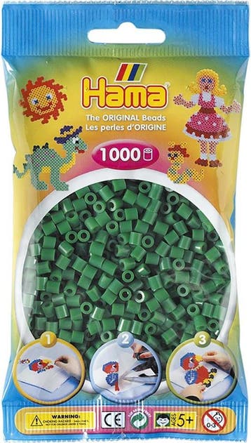 Hama - Strijkkralen Groen (1000 stuks) | Hama - Hobby, Verzenden, Nieuw