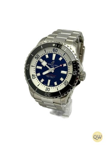 Breitling Superocean 44 (NEW IN STICKERS), Sieraden, Tassen en Uiterlijk, Horloges | Heren, Staal, Staal, Breitling, Polshorloge