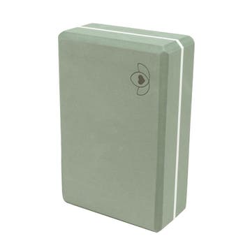 Yoga blok high density asgroen - Lotus, Sport en Fitness, Overige Sport en Fitness, Verzenden, Nieuw