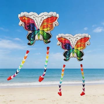 Grote Vlieger Vlinder - Kleurrijk Nylon Vliegplezier voor Vo, Verzenden, Nieuw