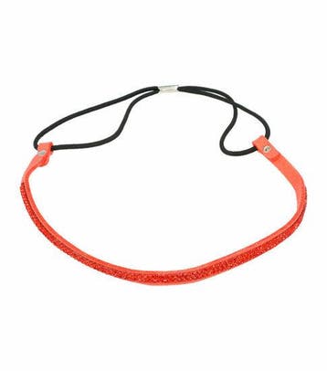 Haarband Glitter - Strass Steentjes - rood, Nieuw