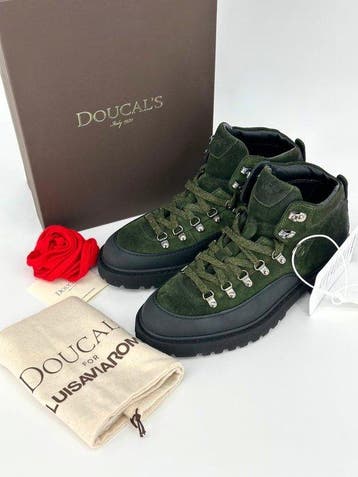 Doucal’s x LuisaViaRoma • Hybrid Hiking Boots • Made in, Nieuw