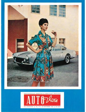 1962 AUTOVISIE MAGAZINE 39 NEDERLANDS, Boeken, Auto's | Folders en Tijdschriften, Nieuw, Author