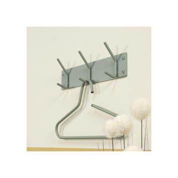 Spinder Design Fusion 3 wandkapstok - dusty green, Verzenden, Nieuw