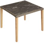 Wicker tafel Tarent 93,5x93,5x75cm - natuur, Verzenden, Nieuw