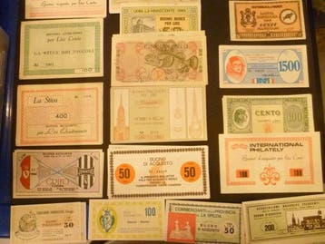 Italië. - 65 Buoni dAcquisto Lire 1976/1978 (Zonder