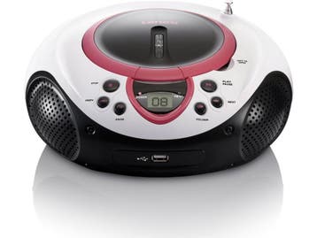 Lenco SCD-38 - Radio/cd-speler - USB - Roze, Verzenden, Zo goed als nieuw
