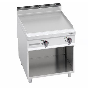 GGM Gastro | Elektrische bakplaat - 11,4kW - Glad - |, Huis en Inrichting, Verzenden, Nieuw, Kop(pen) en/of Schotel(s)