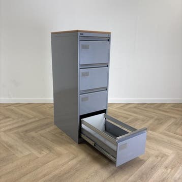 Emmein dossierkast 4 lades A4 en folio (hxbxd) 137x48x71 cm,, Ophalen of Verzenden, Gebruikt