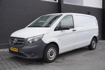 Mercedes-Benz Vito L1H1 | Financial Lease voor 161 p/mnd, Stof, Gebruikt, Overige carrosserieën, Wit