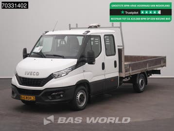 Iveco Daily 35S14 Open Laadbak 3,5t Trekhaak Airco Cruise Eu, Stof, Gebruikt, Euro 6, Iveco