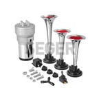 Luchthoornset 12V 3 tonig met kompressor115dB, Ophalen of Verzenden, Nieuw