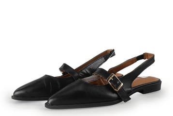 Manfield Slingbacks in maat 37 Zwart, Kleding | Dames, Verzenden, Zwart, Zo goed als nieuw, Manfield