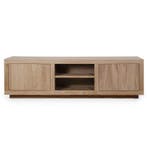 TV-Meubel Helsinki - 160cm - Lightbruin - 96269 - tv-meubels, Nieuw, Overige materialen