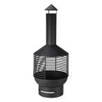 Tuinhaard | Gardalux | Ø 41 x 105 cm (Metaal, Zwart), Verzenden, Nieuw