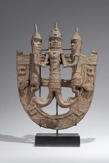 Een bronzen beeld. - Ama - Benin - Nigeria, Antiek en Kunst
