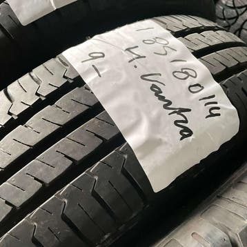 2 x Hankook Vantra 185-80-14 C Zomerbanden 9mm, 14 inch, Band(en), Zomerbanden, Bestelwagen