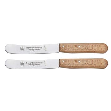 RÖR Solingen Ontbijtmes Buckels – Lemmet 11,5 cm – Beuk, Ophalen of Verzenden, Nieuw, Rvs of Chroom
