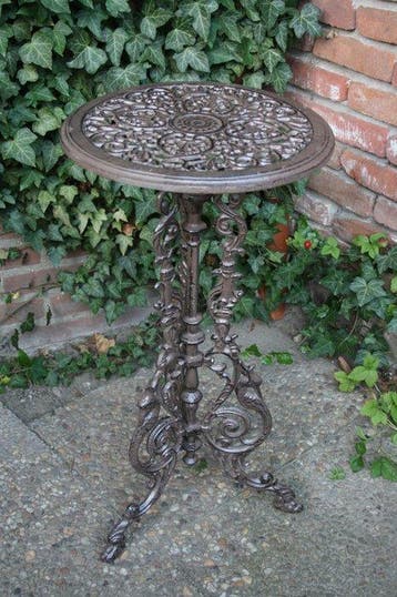Plantentafel - Gietijzer - Zware Tuintafel - 70 cm
