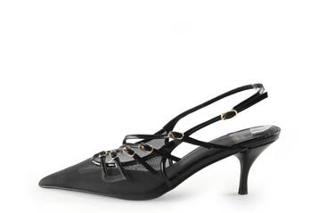Jeffrey Campbell Slingbacks in maat 39 Zwart, Verzenden, Zwart, Zo goed als nieuw, Jeffrey Campbell