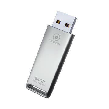 LUXWALLET FlashBlaze – USB 3.2 Flashdrive – 256GB – OTG – US, Verzenden, Nieuw