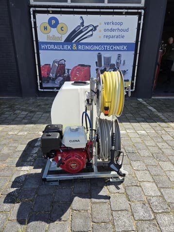 Hogedrukreiniger/unit Clena kb mini skid  300 liter Honda, Benzine, Clena, Nieuw, Ophalen of Verzenden