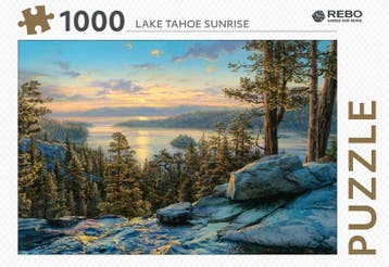 Boek: Rebo legpuzzel 1000 stukjes - Lake - (als nieuw), Boeken, Verzenden, Zo goed als nieuw