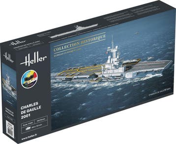 Heller 57072 STARTER KIT Charles de Gaulle Bouwpakket, Hobby en Vrije tijd, Modelbouw | Boten en Schepen, Verzenden, Nieuw, Overige merken