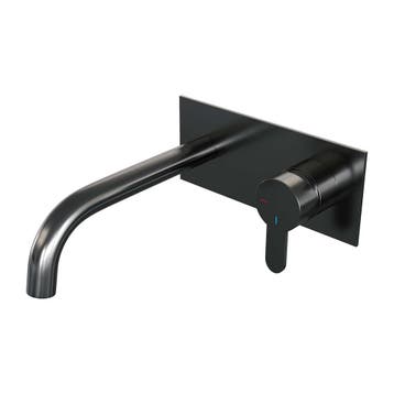 Brauer Gunmetal Edition Inbouw Wastafelmengkraan met Gebogen, Ophalen of Verzenden, Nieuw