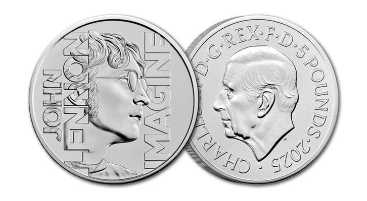 John Lennon 5 Pounds munt 2025, Postzegels en Munten, Munten en Bankbiljetten | Verzamelingen, Verzenden