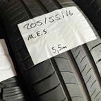 2 x Michelin Energy Saver 205-55-16 Zomerbanden 5,5mm, Gebruikt, 16 inch, Band(en), Personenwagen