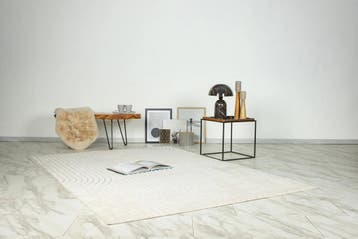 Japandi Vloerkleed | Viva | Bogen | Crème | 120x170 cm, Verzenden, Nieuw