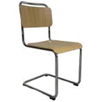 Dutch Originals Gispen Set Van 6 Eetkamerstoelen 101xl -, Zo goed als nieuw, Bruin, Vijf, Zes of meer stoelen