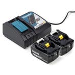 Startset: 2x Makita BL1840B / 18V LXT accus , origineel, Verzenden, Nieuw