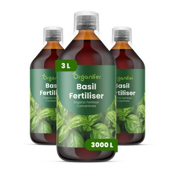 Basilicum Vloeibare Meststof - 3x1 Liter, Verzenden, Mest