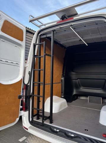 Imperiaal trap werkbus | Inklapbare bus trap binnenzijde, Nieuw