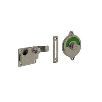 Intersteel WC-overslag met bocht groen/rood - nikkel mat, Verzenden, Nieuw