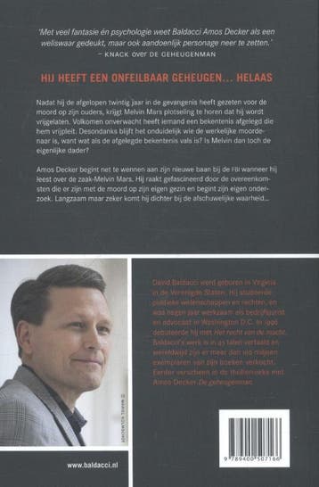 De laatste mijl / Amos Decker / 2 9789400507166, Boeken, Verzenden, Gelezen, David Baldacci