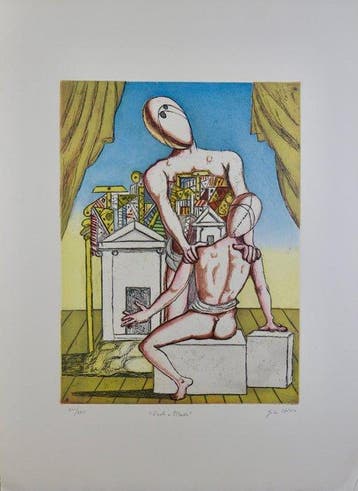 Giorgio De Chirico (1888-1978) - Oreste e Pilade (Seconda