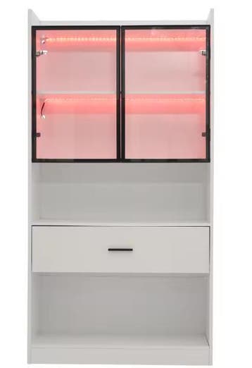 Curiosavitrinekast met LED, Verzenden, Nieuw