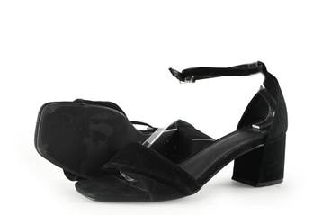 Manfield Sandalen in maat 39 Zwart, Verzenden, Zwart, Sandalen of Muiltjes, Manfield