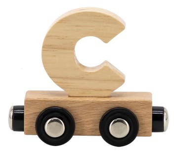 Tryco Houten Naturel Lettertrein - Letter C, Verzenden, Nieuw