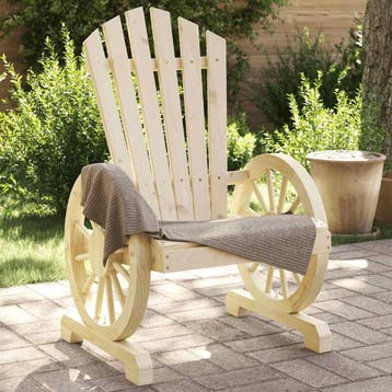 vidaXL Tuinstoelen 2 st Adirondack massief vurenhout, 2 zitplaatsen, Verzenden, Nieuw, Tuinset