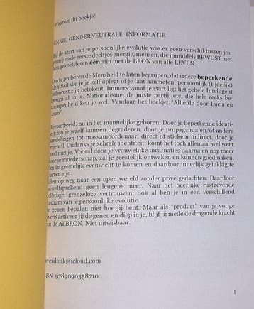 ALLIEFDE door Lucia en Louis - André Verdonk 9789090358710, Verzenden, Zo goed als nieuw, André Verdonk