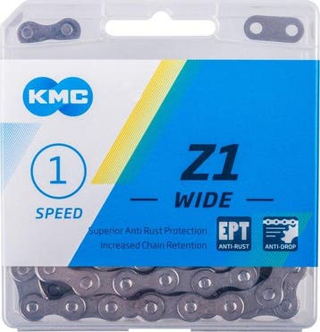 KMC 1 speed ketting 128 schakels, Fietsen en Brommers, Verzenden, Nieuw